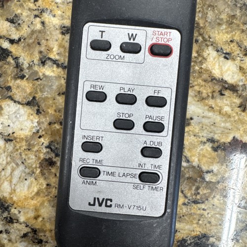 Telecomando videocamera JVC RM-V715U per GRAX761U GRAXM230U GRSXM255AS GRSXM265 - Foto 2 di 4