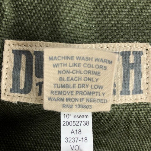 Duluth Mens Cargo Shorts 38 Green Mid Rise Cargo Pockets 10" Inseam 100% Cotton - Picture 6 of 10
