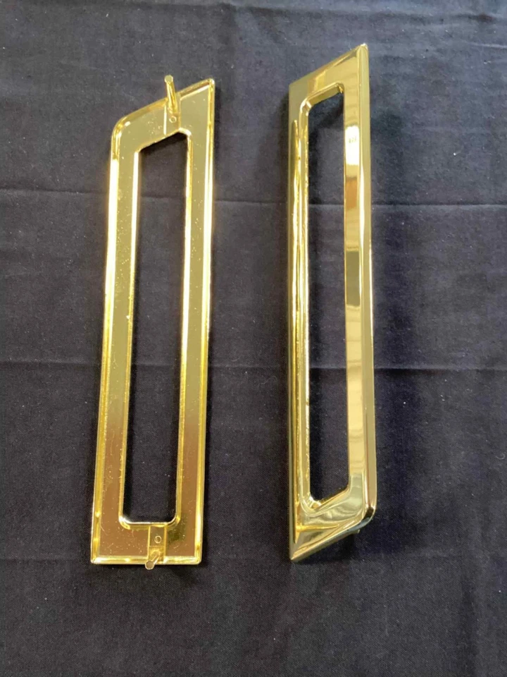 1971-1973 Chevy Impala Caprice Rear Marker Light Bezels Gold new - Image 4 of 4