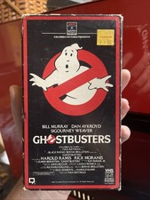 Ghostbusters (VHS, 1985) RCA Red Border Slipsleeve Original Vintage Bill Murray 