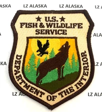US FISH & WILDLIFE SERVICE DEPT OF THE INTERIOR COLOR PATCH (SPC1)