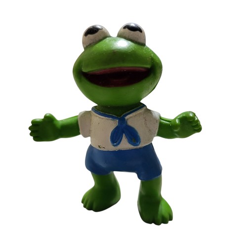 Figura De Colección Muppet Babies KERMIT PVC 1986 McDonalds Plaza Sésamo - Imagen 1 de 9