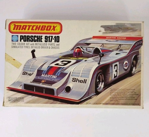 1974 Matchbox 1/32 Martini Porsche 917-10 Model Kit - Picture 1 of 11