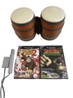 GameCube DK Bongo Set Donkey Konga 2 CIB Jungle Beat CIB With Mic Fully Tested