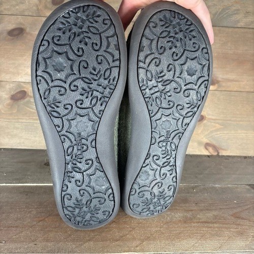 ll bean daybreak womens size 11 shoes green moose slip on comfort slippers - Picture 7 of 8