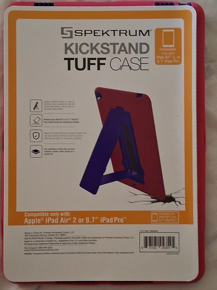 Spektrum Kickstand Tuff Case For Apple IPad Air 2 Or 9.7 IPad Pro - Image 2 of 4