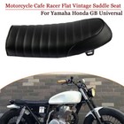 Motorrad Sattel Sitzbank Seat Cushion Für Honda Suzuki Yamaha Cafe Racer Schwarz