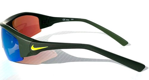 Nike SKYLON ACE Atomic Green Brown MAX Optics Green Mirror Sunglass DV2151 355 - Picture 11 of 13