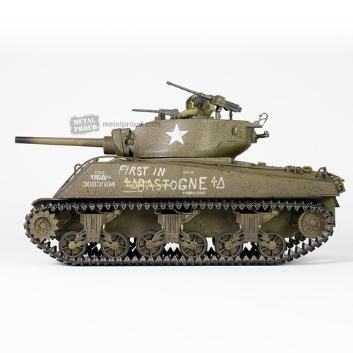 Forces of Valor 1/32 U.S. Medium Tank Sherman M4A3E2 "Jumbo" Bastogne - 912136A - Foto 6 di 14