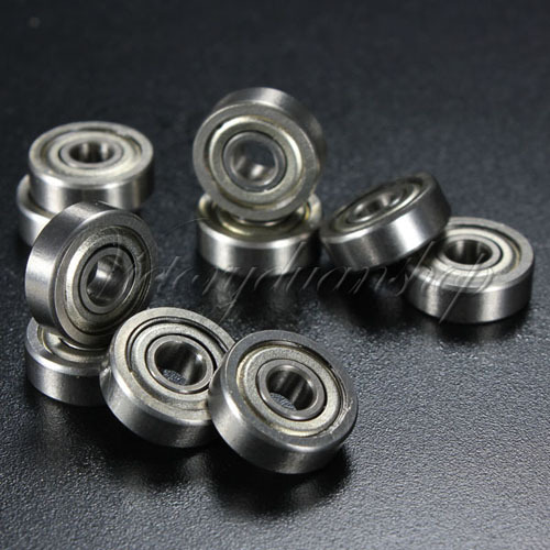 10 PCS Miniature Rubber Sealed Metal Shielded Metric Radial Ball Bearing Model - Picture 8 of 50