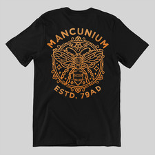 MANCUNIUM 79AD, Manchester England, Worker Bee Design, Mancunian Unisex T-Shirt