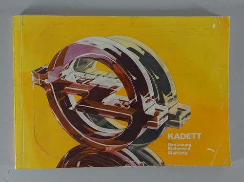 Instrucciones Servicio / Manual Opel Kadett D Stand 06/1981