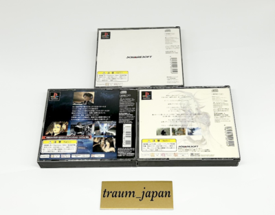 FINAL FANTASY 7 8 9 VII VIII IX FF Lot 3 Set Sony PS1 Playstation1