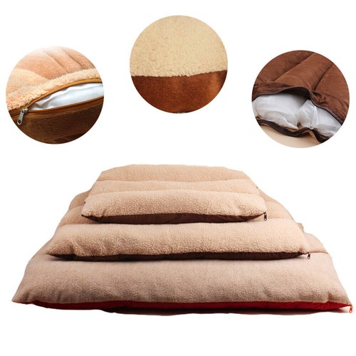 Pet Dog Cat Bed Cushion Warm Plush Puppy Mat Washable Pillow For Large Dog Cat - Picture 10 of 11