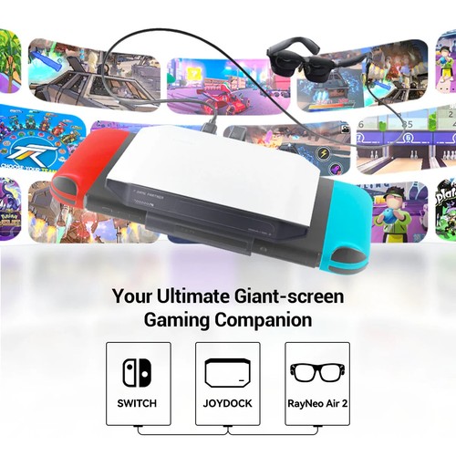 NEW RayNeo JoyDock – Portable Dock with 5,000 mAh Battery for Nintendo Switch 
