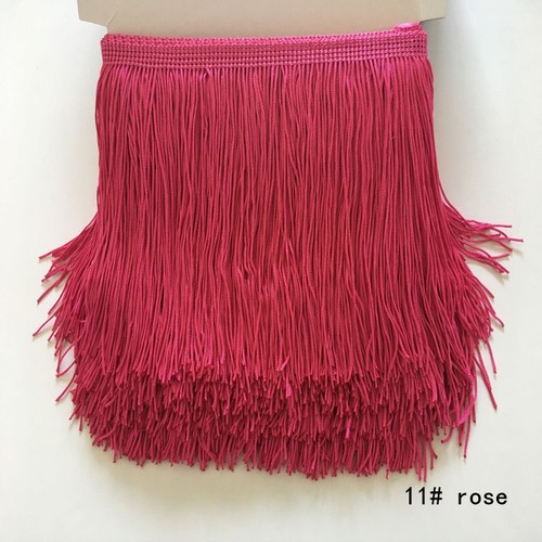 10 Yard Curtain Tassel Fringe 15cm Length Fringing Trim Drop Decor Latin Costume - Picture 23 of 45