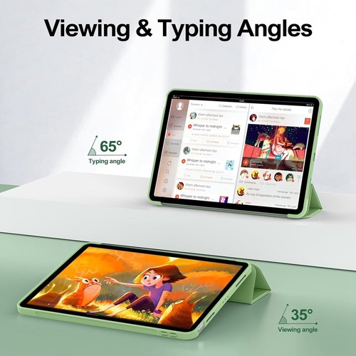 Smart Magnetic Cover For iPad 10/9/8/7th Gen Air 1 2 3 5th 6th Mini A17 Pro 11 - Picture 32 of 57