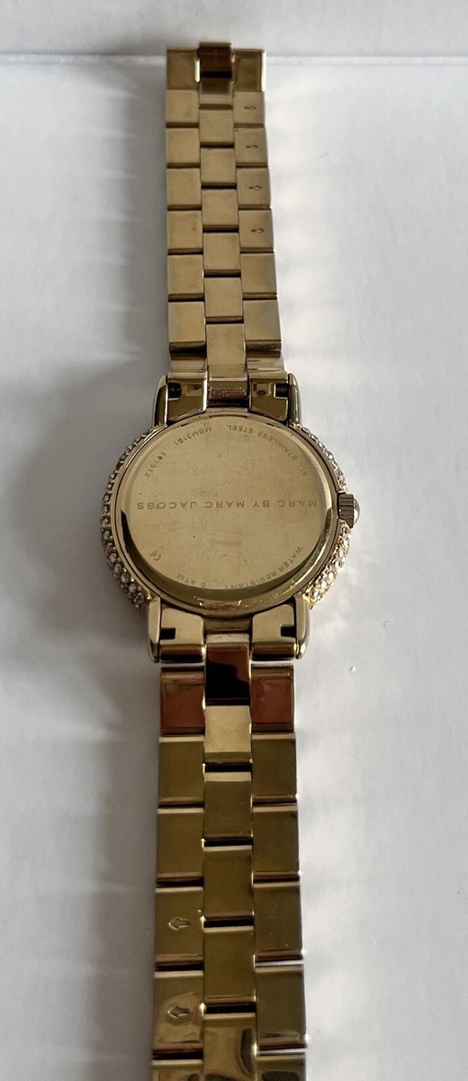 Marc by Marc Jacobs Gold Tone Crystal Watch | eBay display picture 1