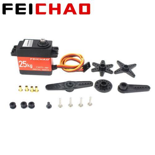 Brazo servo robot digital FEICHAO 25 KG gran par carcasa de metal servo para modelo de radiocontrol - Imagen 3 de 15
