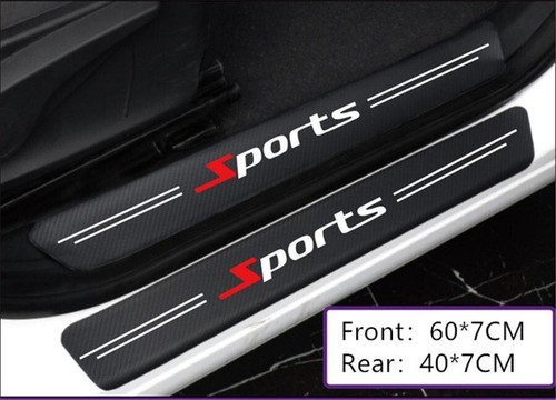 Car Rear Bumper Protector Trim Strip Trunk Door Sill Guard Scratch Pad Cover - Picture 3 of 12