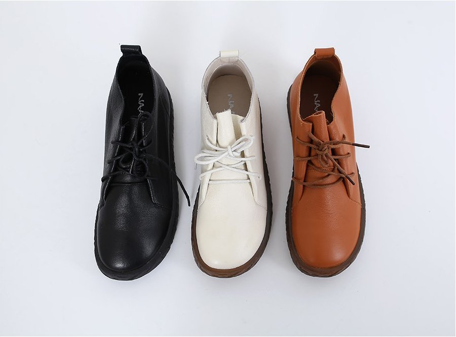 Womens Combat Combat Combat Style Sheep leather High Worker Ankle Flat Punk Goth shoes Size c4628b Womens Combat Combat Combat Style Sheep leather High Worker Ankle Flat Punk Goth shoes Size c4628b