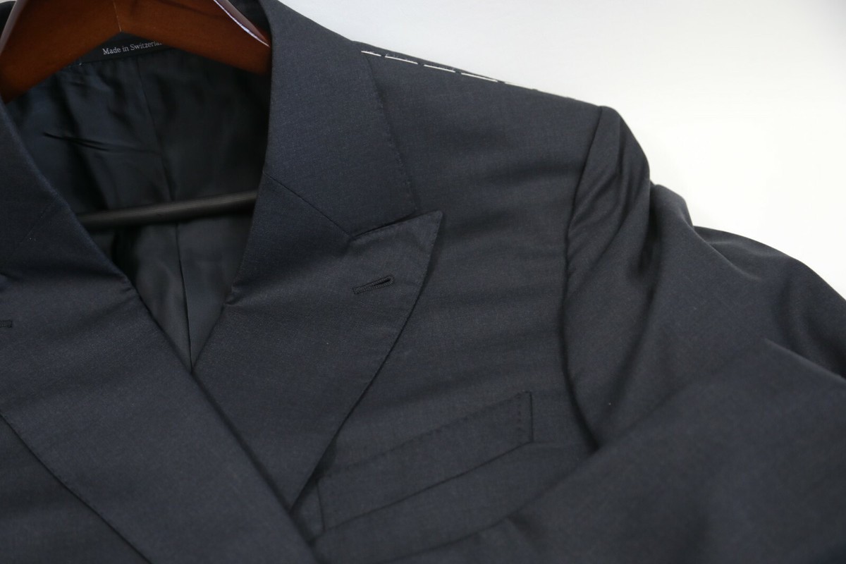 Ermenegildo Zegna 14 Mill Mill 14 Su Misura Gray Suit Jacket