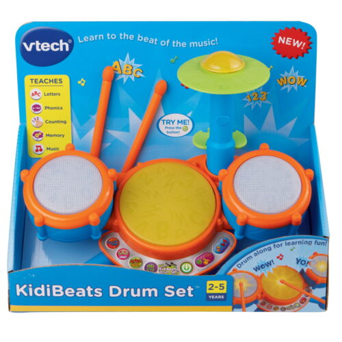 VTech KidiBeats Drum Set with Accessories, Baby and Toddler Toys free shipping - Picture 10 of 10