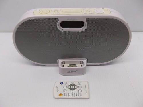 iLive ICR6806DT Apple i-Phone 4 4s Digital Docking AM/FM Radio Clock Radio - Picture 1 of 7