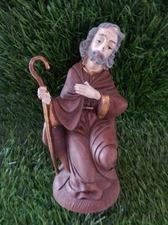 Vintage Joseph Nativity Manger Figurine 5" Italy