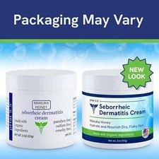 Seborrheic Dermatitis Cream with Manuka Honey, Coconut Oil and Aloe Vera - Moist