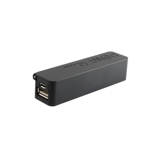 Banque d'alimentation de secours batterie externe USB 2600mAh neuve avec porte-clés noir BK - Photo 1 sur 7