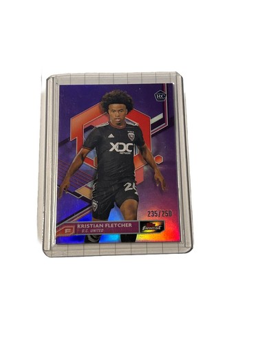 2023 Topps feinster MLS lila Refraktor/250 Kristian Fletcher #38 Rookie RC - Bild 2 von 5