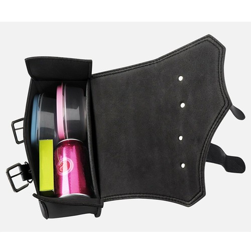 Motorcycle Saddle Bags Saddlebag Luggage Bag PU Leather For Sportster 883 Dyna - Picture 7 of 8