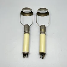 Candle Holder Shade Rest Spring Loaded NO Shade 2Pc Set