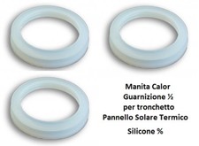 3 pz GUARNIZIONE Ø ½ SILICONE x TRONCHETTO 1/2 SERBATOIO PANNELLO SOLARE TERMICO