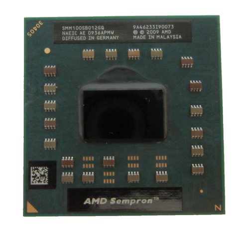 AMD Sempron M100 SMM100SBO12GQ Portable CPU Processeur Prise S1 638pin 2.0GHz - Bild 1 von 1