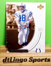 2000 Upper Deck Ovation PEYTON MANNING #23 Colts HOF
