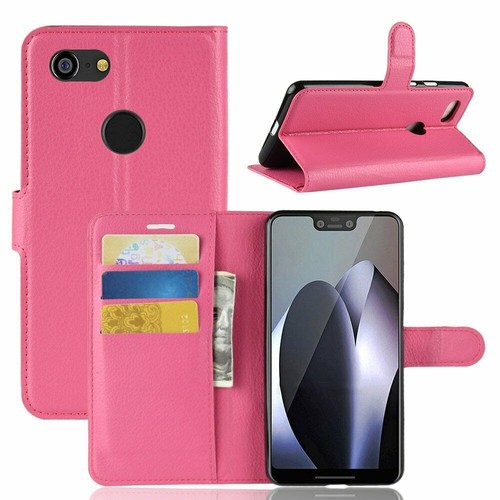 Premium Leather Magnetic Flip Wallet Cards Case Cover for Google Pixel 2 XL 2XL - Picture 10 of 58