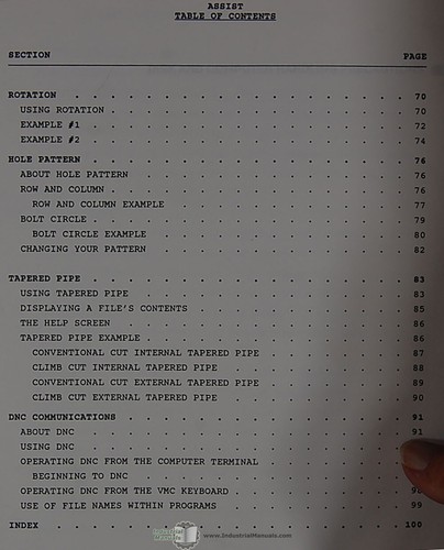 Fadal VMC Assist Software RS232 Manual de instalación y programación 1990 - Imagen 5 de 5