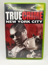 True Crime New York City Microsoft Xbox CASE & MANUAL ONLY - NO GAME