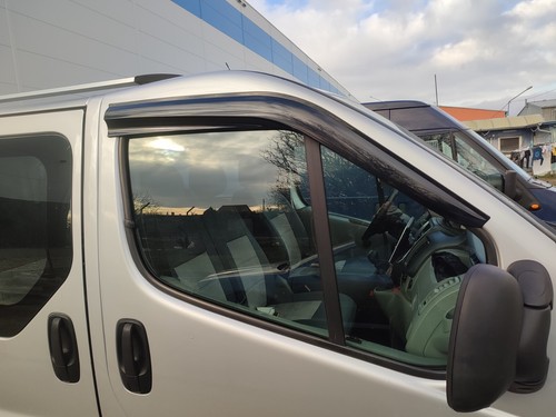 2PCS VAUXHALL VIVARO 2003-2015 EXTERNAL FIT WIND RAIN SUN SMOKE GUARD DEFLECTORS - Picture 24 of 24