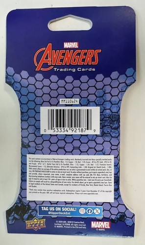 TWO! (2) 2024 Upper Deck Marvel Avengers Trading Cards 2x Packs Of 6 Cards new - Picture 3 of 3