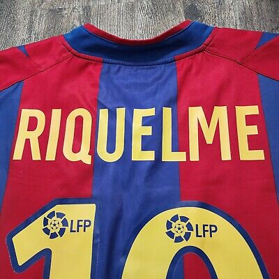 2003 Nike Barcelona Home Soccer Jersey Juan Roman Riquelme 2003 Nike Barcelona Home Soccer Jersey Juan Roman Riquelme