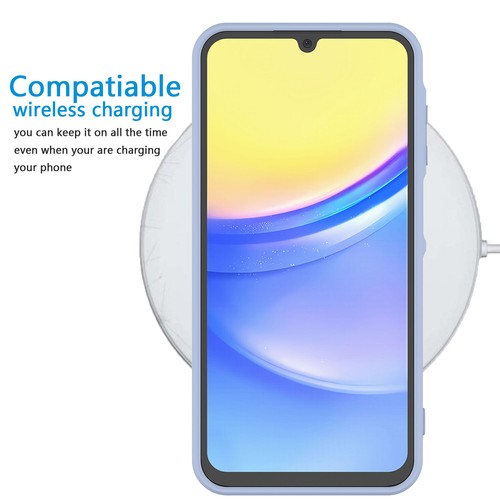 Für Samsung Galaxy A15 5G Handyhülle Flüssig Silikon Cover mit Displayschutz - Bild 43 von 51