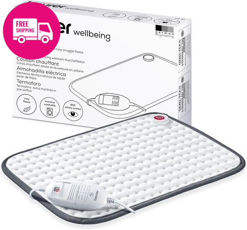 Beurer Heating Pad Soft Washable 3 Heat Settings Fast Warmth EU Made Grey - Picture 11 of 12