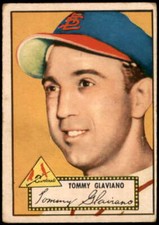 Tommy Glaviano Card 1952 Topps #56