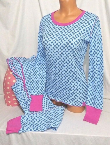Victorias Secret AFTER PARTY THERMAL Pajama Set LONG JANES NWT S - Foto 2 di 4