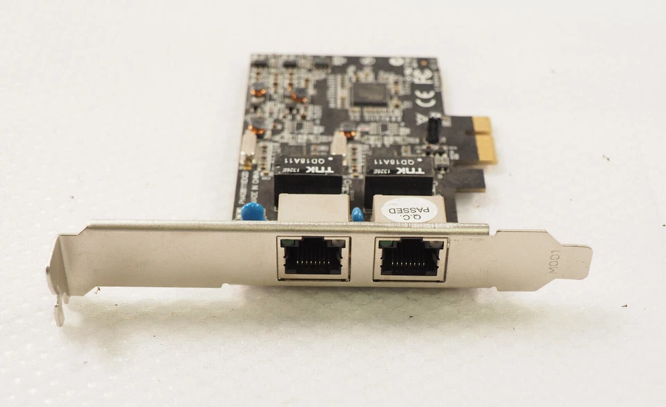 Syba SY-PEX24028 Scheda Di Rete PCI-e x1 Gigabit Ethernet A 2 Porte Alta Profilo - Immagine 3 di 4