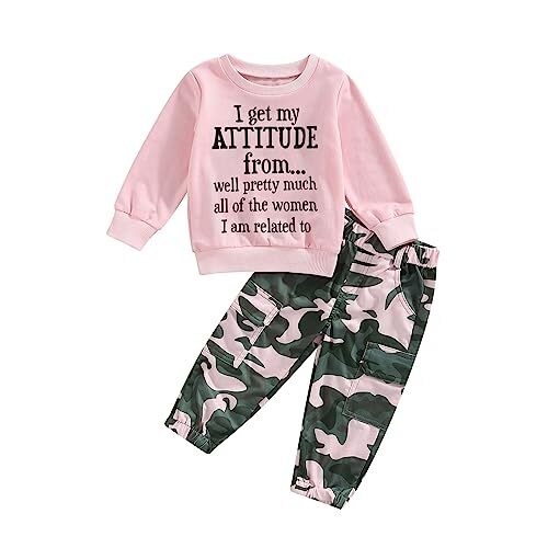 Toddler Girls Clothes 2T 3T 4T 5T Fall Outfits Baby Pullover 2-3T E-pink - Picture 2 of 8