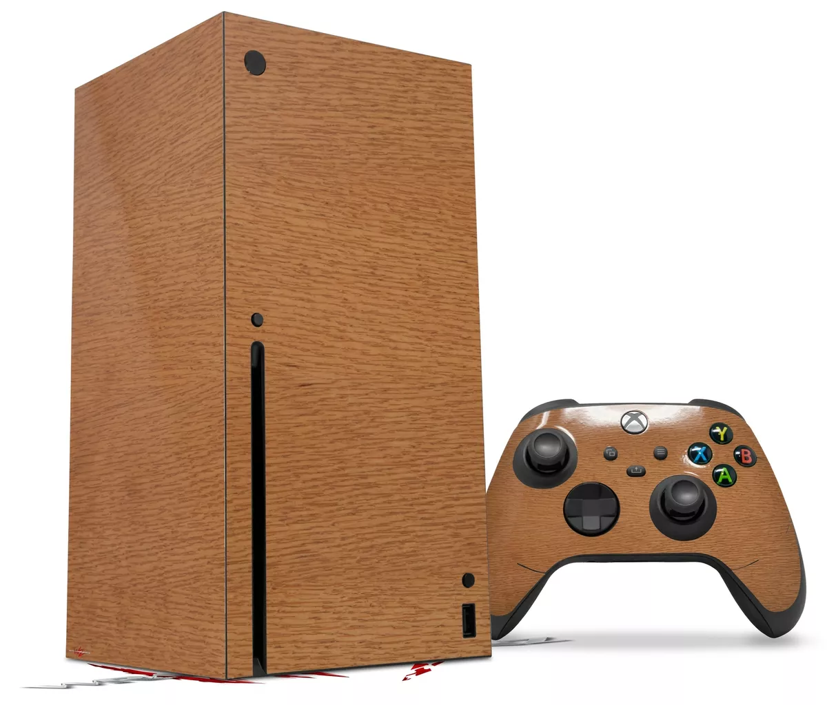 Skin Set for XBOX Series X Wood Grain - Oak 02